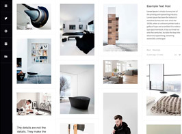 Dashboard – A Fullscreen Sidebar Grid Tumblr Theme