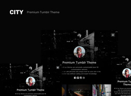 City | High Quality Portfolio Tumblr Theme