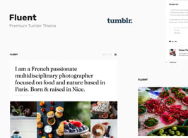 Fluent | Premium Portfolio Tumblr Theme