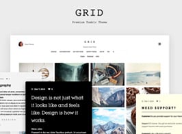 Grid – Responsive Tumblr Theme