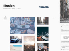 Illusion | Premium Photography Tumblr Theme
