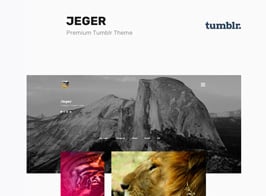 Jeger | Responsive Portfolio Tumblr Theme