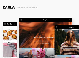 Karla – Stunning Personal Blog Theme for Tumblr