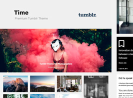 Time | Photography Grid Tumblr Theme
