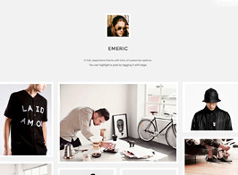 Emeric – Modern Grid Tumblr Theme