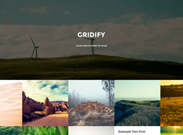Gridify – Fullsceen Grid Tumblr Theme