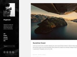 Hogwood – Responsive Content Focus Tumblr Theme