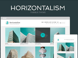 Horizontalism Tumblr Theme