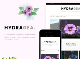 Hydragea – Responsive Tumblr Theme