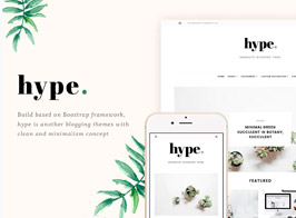 Hype – Minimal Grid Tumblr Theme
