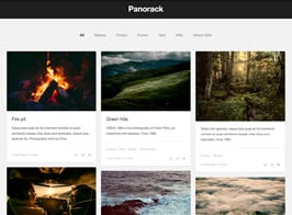 Panorack – Responsive Grid Tumblr Theme