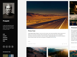 Prospekt – Responsive Sidebar Tumblr Theme