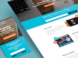 DotSquare – Unbounce Landing Page Template