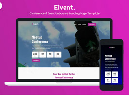Eivent – Conference Event Unbounce Landing Page