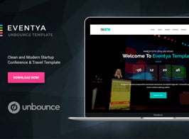 Eventya – Unbounce Landing Page