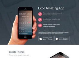 Expo Unbounce Product Landing Page