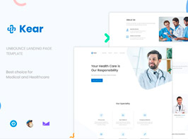 Kear – Medical & Healthcare Unbounce Landing Page