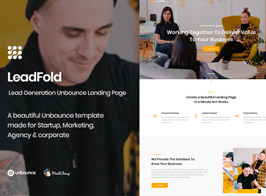 Leadfold – Lead Generation Unbounce Landing Page
