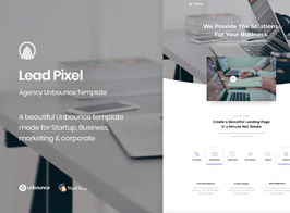 LeadPixel – Agency Unbounce Landing Page Template
