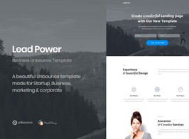 Leadpower – Unbounce Landing Page Template