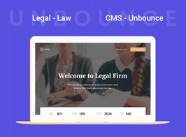 Legal – Law Unbounce Template