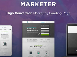 Marketer – Premium Marketing Unbounce Template