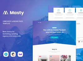 Masty – Lead Generation Unbounce Landing Page