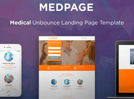 MedPage – Medical Unbounce Template