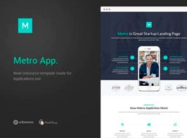 Metro – App Unbounce Landing Page