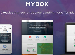 MyBox – Agnecy Unbounce Landing Page Template