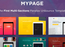 Mypage – Multi Sections Parallax Unbounce Template