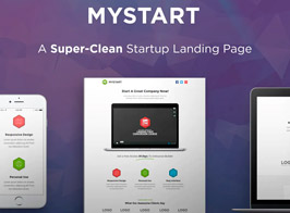 MyStart – Startup Unbounce Landing Page