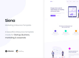 Siena – Marketing Unbounce Landing Page Template
