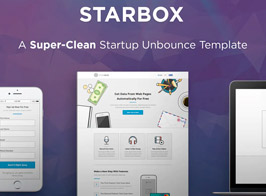 StarBox – Startup Unbounce Landing Page