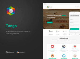Tango – Multi-Purpose Unbounce Landing Page