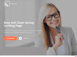 Vanessa Unbounce Easy Startup Landing Page