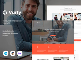 Varty – Education & Course Unbounce Landing Page