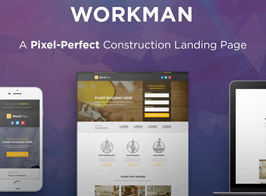 WorkMan – Construction Unbounce Landing Page