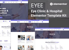 Eyee – Eye Clinic & Vision Care Elementor Template Kit