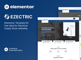 Ezectric – Electrical Supply Store Elementor Template Kit