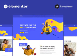 Fastnet – Broadband & Internet Elementor Pro Full Site Template Kit