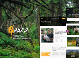 Fauna – Wildlife Tours Elementor Template Kit