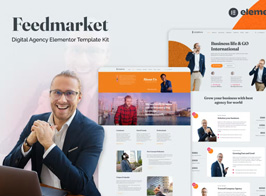 Feedmarket – Digital Agency Elementor Template Kit