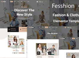 Fesshion – Fashion & Clothing Elementor Template Kit