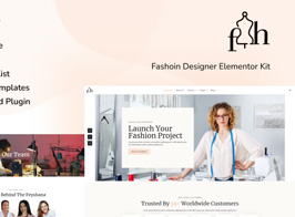 Feyshana – Fashion Designer Elementor Pro Template Kit