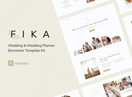 Fika – Wedding & Wedding Planner Elementor Template Kit