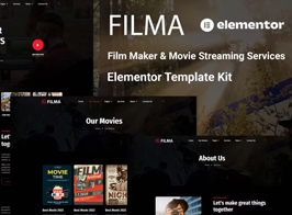 Filma – Film Maker & Movie Streaming Services Elementor Template Kit