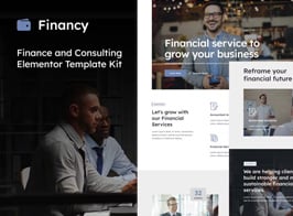 Financy – Finance & Consulting Elementor Template Kit