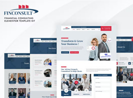 Finconsult – Financial Consulting Elementor Template Kit