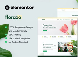 Florazo – WooCommerce Florist & Flower Shop Elementor Template Kit